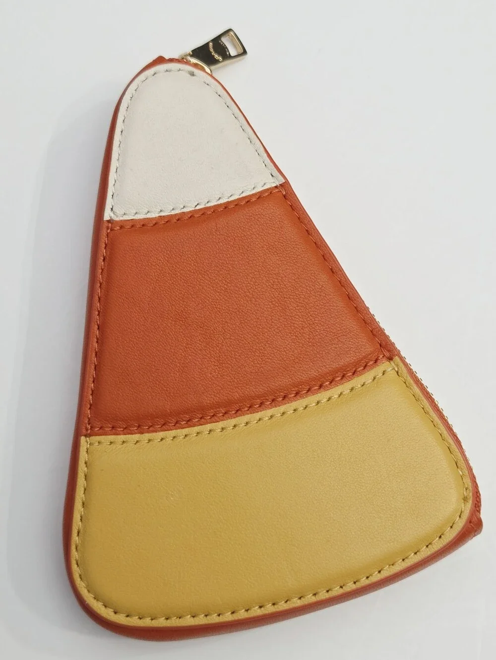 NEW COACH CANDY CORN CASE POUCH COIN PURSE